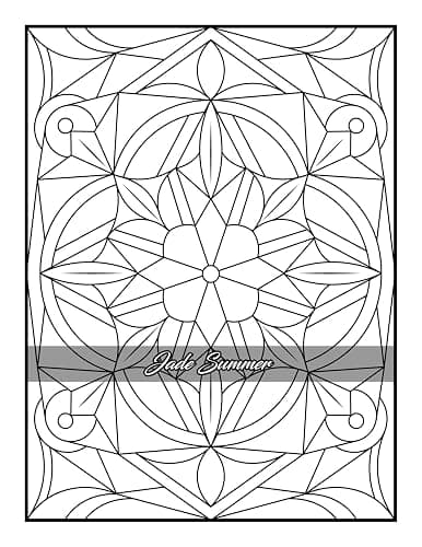 100 Amazing Patterns: An Adult Coloring Book with Fun, Easy, and Relaxing Coloring Pages thumbnail 84