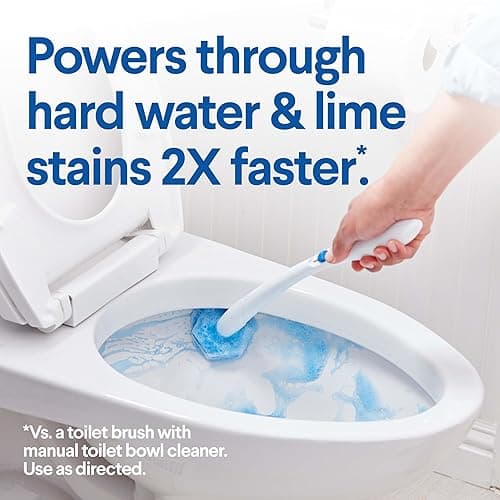 Clorox Original Toilet Cleaning System - ToiletWand, Storage Caddy and 16 Refill Heads, Dorm Room Essentials, - 16 Count (Pack of 1) thumbnail 5