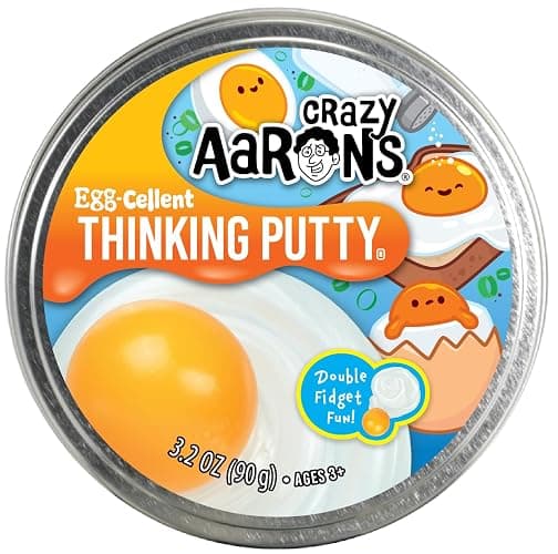 Crazy Aaron's Egg-Cellent Thinking Putty - Made in USA - Image 1