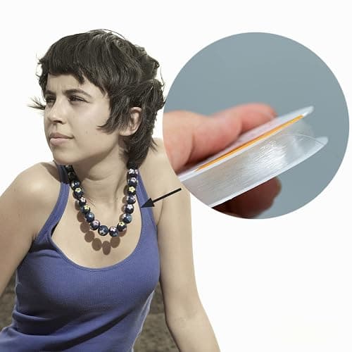 Clear Stretch Elastic 0.5mm 18 metres Elastic Beaded String for DIY Jewellery Making Necklace Bracelet Beading Thread thumbnail 6