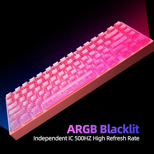IROK MG75MAX 81 Keys Wired Magnetic Switch Keyboard, 256KHZ Single Key Scan Rate, PCB Nano-Coating Waterproof, Hall Effect, 8KHZ/ARGB/CNC Aluminum Gaming Keyboard(Red) thumbnail 7