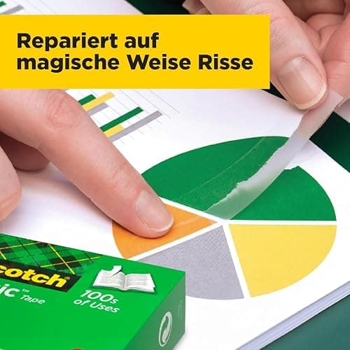 Scotch Schwarzer Schuh-Tischabroller + Scotch Magic Klebeband, 1 Rolle, 19 mm x 8,89 m thumbnail 7