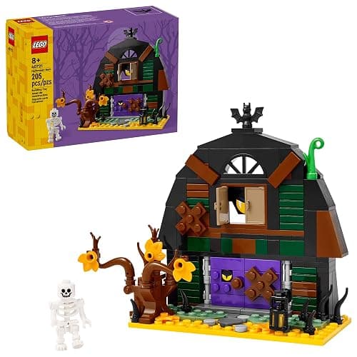 LEGO Halloween Barn Building Toy - Room Decor & Pretend Play Set for Boys & Girls, Ages 9+ - Halloween Toys & Crafts for Kids - Gift Idea - W/Scary Skeleton Minifigure - 40721 - Image 1