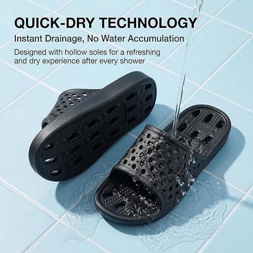 clootess Shower Shoes Slide for Men and Women thumbnail 5