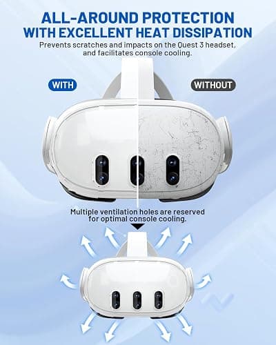 Protective shell for meta quest face  thumbnail 2