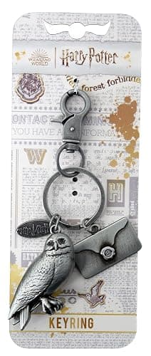 Licensed Harry Potter House Spinner Keyrings, Platform 9 3/4 and Hedwig Spinner Keychain, Harree Birthday, Hedwig and Golden Ticket Keyrings, 9 Styles thumbnail 2