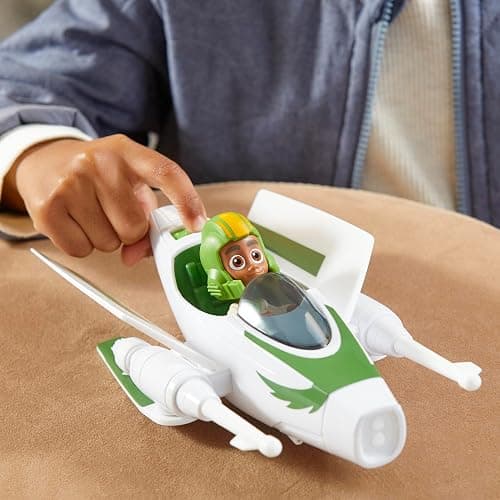 Star Wars: Young Jedi Adventures Jedi Pilot Kai Brightstar, 4-Inch Scale Action Figure Ship, Toys, Preschool Toys for 3 Year Old Boys & Girls thumbnail 9