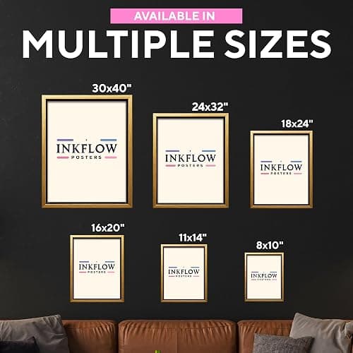 InkFlow Posters Vintage Racing Car Canvas Poster - Classic Supercar Wall Art for Boys Bedroom, Living Room, Dorm - Ideal Print Decor for Car Enthusiasts - 8x10 Unframed Canvas Print thumbnail 6