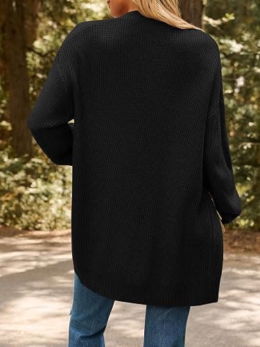 LILLUSORY Womens Oversized Cardigans Soft Knit Cardigan Sweater with Pockets thumbnail 4