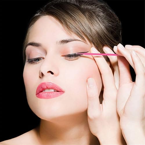 tifanso 400PCS Micro Cotton Swabs, Disposable Eyelash Microswabs for Eyelash Extensions, Lash Brush Applicators Pink(Head Diameter: 2.0mm) thumbnail 6