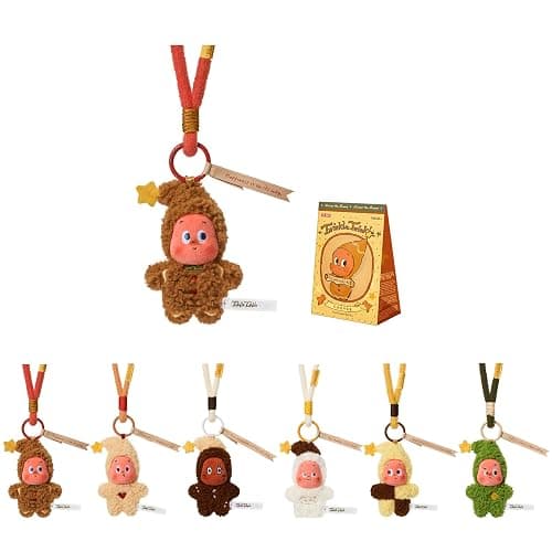 Twinkle Twinkle Savor the Monment Series-Fresh-Baked Mini Cookies Plush Pendant Blind Box, Gift for Holidays, Boys and Girls-Single box - Image 1