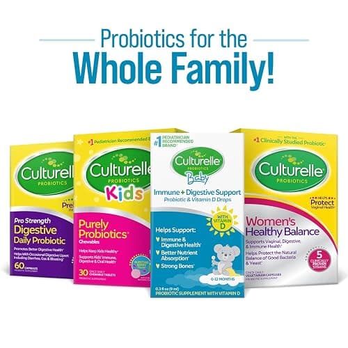 Culturelle Baby Probiotic Drops + Vitamin D, Immune & Digestive Health Support for Babies, Infants & Newborns 0-12 Months, 30 Day Supply, Gluten Free & Non-GMO, 9ml - Baby Immune + Digestive Support Probiotic Drops thumbnail 9