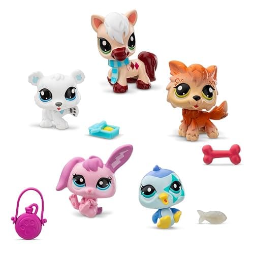 Littlest Pet Shop - Winter Besties Collector Set - LPS Gen 7, Authentic Mystery Figures, Surprise Collectible Kidult Toy, Girls, Boys, Kids, Tweens Ages 4+ thumbnail 3