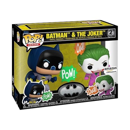 Funko POP! Heroes: Batman's 85th Anniversary - Joker/Batman, 2-Pack - DC Comics - Collectable Vinyl Figure - Gift Idea - Official Merchandise - for Kids & Adults - Comic Books Fans - Image 1