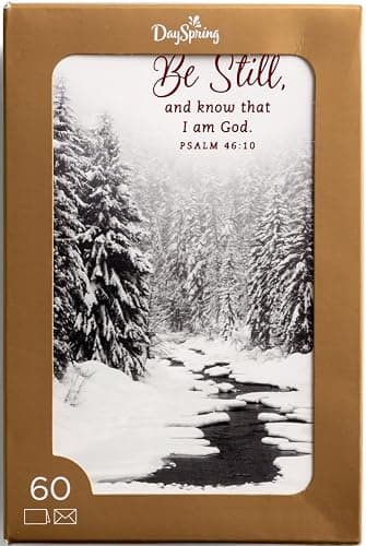 DaySpring - Black and White Christmas Classics - 60 Bulk Christmas Boxed Cards and Envelopes (U1347) - Image 1