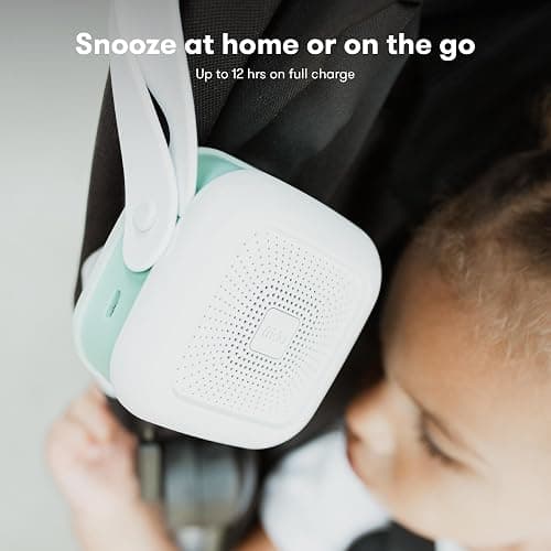 Frida Baby 2-in-1 Portable Sound Machine for Baby + Nightlight | White Noise Sound Machine for Baby with 5 Soothing Sounds & 3 Nightlight Modes | Travel Sound Machine Attaches to Strollers, Car Seats thumbnail 7