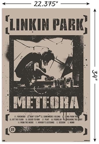 Linkin Park - Meteora Wall Poster, 34L" x 22.4W", Unframed Version thumbnail 3