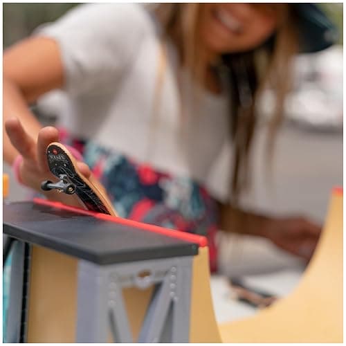 TECH DECK, Ultimate 20-Inch Half-Pipe Ramp Playset and Exclusive Primitive Pro Fingerboard, Kids Toys for Boys and Girls Ages 6 and up thumbnail 7