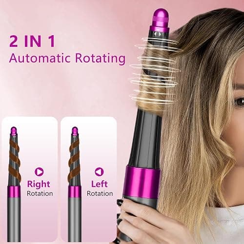 20–36 mm konischer langer Lockenstab für Dyson Airwrap Hair Styler HS05/HS01/HS08, 2-in-1 verbessertes professionelles Blas-Lockenwicklerzubehör, Rosa - 20–36mm Rosa thumbnail 3
