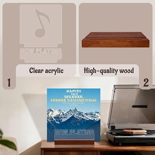 Now Playing Vinyl Record Stand up thumbnail 8