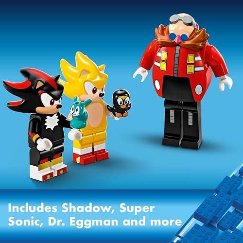 LEGO Sonic The Hedgehog: Super Sonic vs. Egg Drillster Gaming Toy with Shadow and Dr. Eggman, Toy Building Set for Boys and Girls Ages 8 and Up, 76999 thumbnail 8