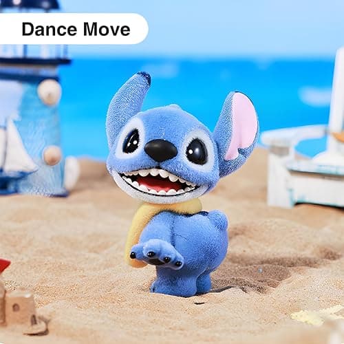 MINISO Disney Lilo & Stitch Flocked Plush Toy Surprise Box Figure Model Stitch Blind Box Toy Collectible Toy Surprise Figures for Room Decorations, Birthday Gifts (Random) thumbnail 7