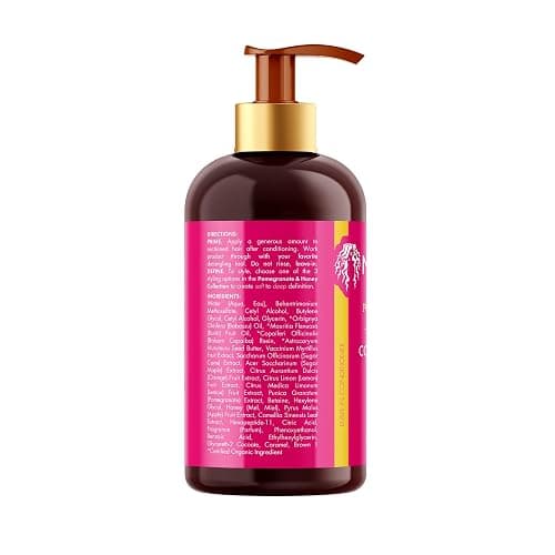 Mielle Organics Pomegranate & Honey Leave In Conditioner for Curly Hair - Moisturizing Detangler & Curly Hair Treatment to Help Repair Damage, Prevent Frizz & Improve Shine (12 Fl Oz) thumbnail 7