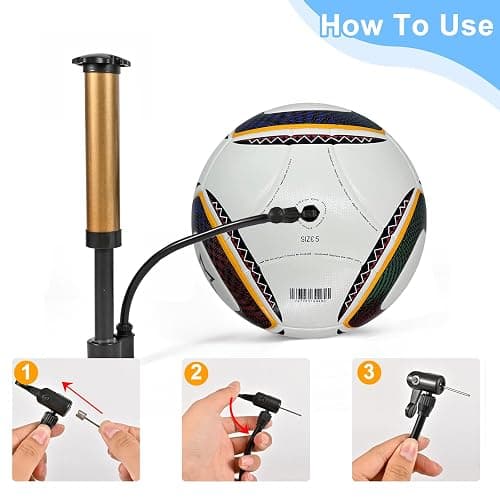 TTKAVAKEA Size 5 Soccer Ball,Waterproof PU Leather,with Pump & Needles | soccer balls training,Waterproof PU Leather,With Pump & Needles,Stylish and dynamic look thumbnail 6