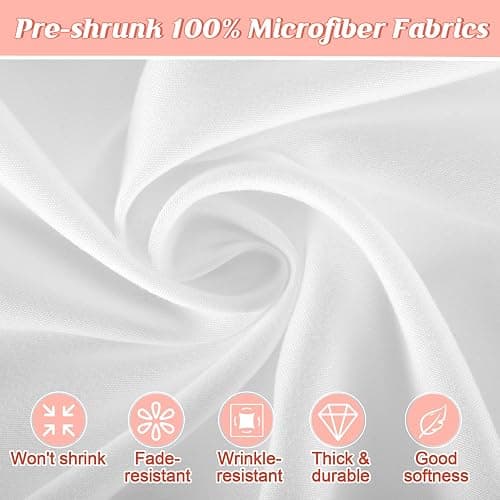 Dorm Bed Skirt for Twin-XL - 36" Drop College Dorm Room Bed Skirt, Pre-Shrunk Fabric Long Bed Skirt, Cute Ruffled Style Dorm Essentials for Students Girl Decoration & Hide The Clutter (White) thumbnail 4