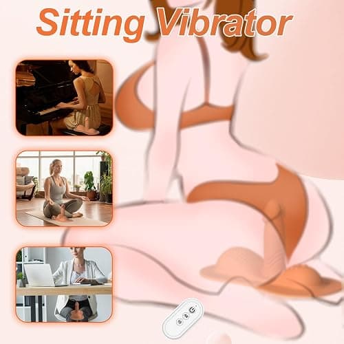 Women Sex Toys Sit and Ride Vibrators Dildo with 10 +10 Vibrating Modes, REYHKINO Remote Control Vibrator Clit Anal G Spot Double Stimulator, Monster Dildo Adult Sex Toy Games for Women Men Couples thumbnail 2
