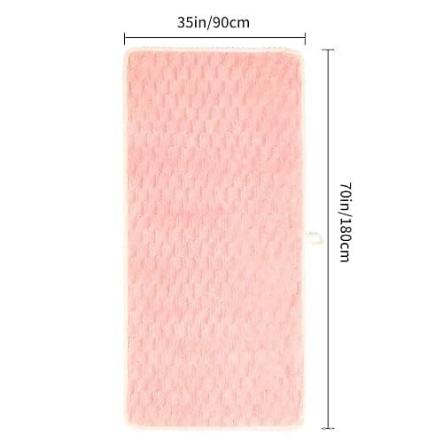 Microfiber Bath Towels, Extra Large Towels Set, Pink, 4-Pack, 27.5" x 55" | Super Absorbent, Quick Dry, Soft Plush, Lightweight Luxury Towel Set for Bathroom, Spa, Gym, Travel thumbnail 3