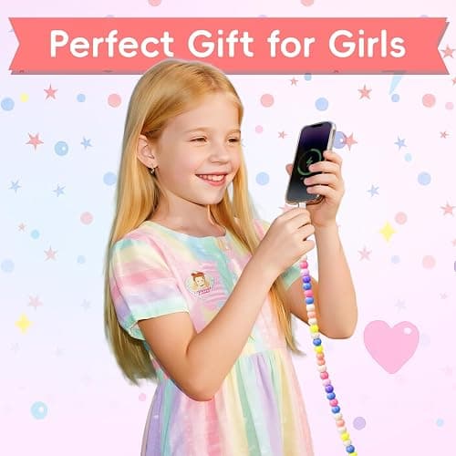 Atsidexa 4-in-1 Beaded Charging Cable, Metal Design, Nicely Packed, 60W Fast Charging, MFi Certified, Cute Colorful Cable, Gift for Girls, Compatible with iPhone, iPad, AirPods, Galaxy, and More thumbnail 5