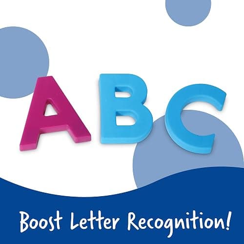 Learning Resources Jumbo Magnetic Uppercase Letters - Magnetic ABC, Alphabet Recognition for Preschoolers, Phonics and Spelling, Classroom, Teach Toddler Reading, Educational Toy, Gifts for Kids thumbnail 2