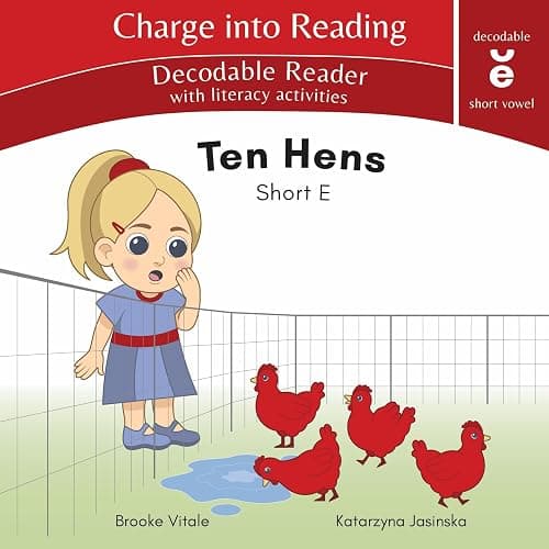 Charge into Reading Decodable Books (Stage 1): 5 Short Vowel Decodable Readers to Help Kindergarten and First Grade Beginning Readers Learn to Read (One Short Vowel Sound Per Book) thumbnail 12