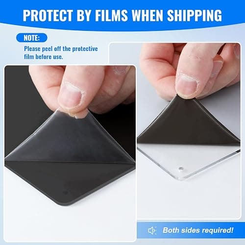 2 Pack 12''*8'' Acrylic Magnetic Whiteboard for Fridge thumbnail 8