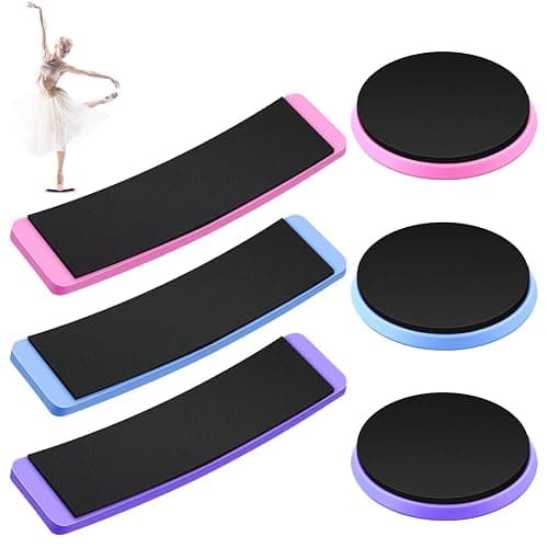 Sonwyoung 6 Pcs Turning Boards for Dancers Ice Skating Spinner Ballet Turn Disc Dancing on Releve Home Dance Equipment for Ice Skaters, Releve, Gymnast, Improve Your Turn, Balance and Stability - Image 1