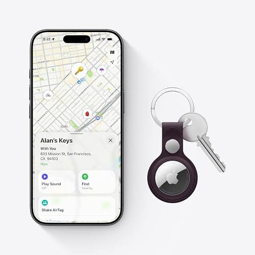 Apple AirTag (2nd Generation): Tracker for Keychain, Wallet, and More; Locator with Sound; Simple One-Tap Setup with iPhone or iPad; Key Finder with up to 1.5X Precision Finding Range* thumbnail 3