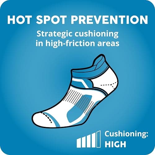 Balega Unisex Adult Hidden Contour No Show Socks thumbnail 6