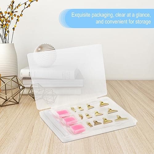 22PCS DIY Diamond Art Pen Painting Tool Set - Metal Threaded Tip Accessories Gem Resin Dotting Pen Supplies Kit (White Pen + 12 Tips + 9 Dotting Clay) thumbnail 5