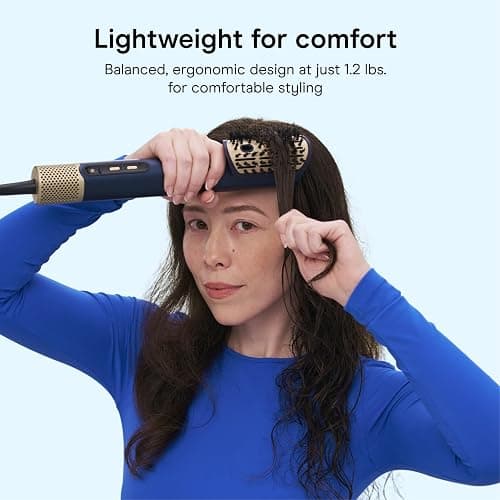 Conair DigitalAire Air Styling System, 4-in-1, Ionic Technology, Dark Blue | Multi-styler tool with 4 attachments, straightener, diffuser, volumizing brush, detangler, maximum temperature of 255°F thumbnail 5
