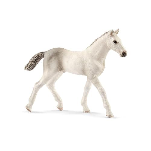 Schleich Horse Club - 4PC Foal Horse Toy Playset - with Pinto, Knabstrupper, Holsteiner and Mustang Figurine Horses for Girls and Boys - Realistic Farm Animal Figures for Kids Ages 5+ | 77586 thumbnail 4