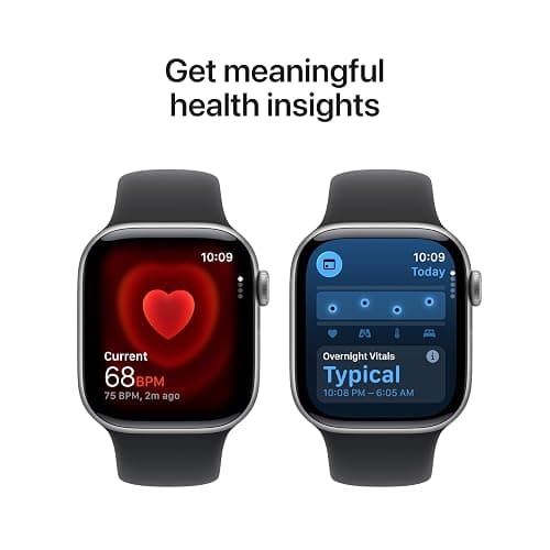 Apple Watch Series 11 [GPS 42mm] Smartwatch with Space Gray Aluminum Case with Black Sport Band - S/M. Sleep Score, Fitness Tracker, Health Monitoring, Always-On Display, Water Resistant thumbnail 4