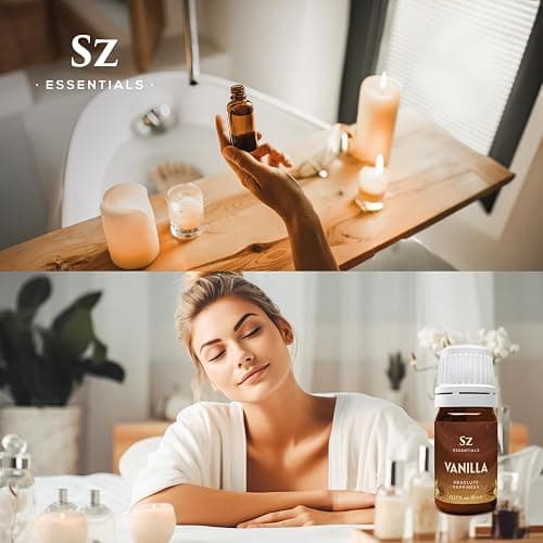 Sz Essentials Vanilla Essential Oil - Absolute Happiness - 100% Pure and Natural - Amazing Vanilla Scent! - Undiluted - 5ml (0.17 fl oz) thumbnail 6