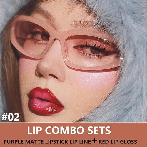 MiaSarah Brown Back Lip Liner and Gloss Set, Plumping Lipgloss Lip Combo Sets for Black Women,Lip Kit with Lip Liner and Gloss, Long Lasting High Pigmented Lip Kit, Waterproof Lip Combo Makeup #2 thumbnail 2