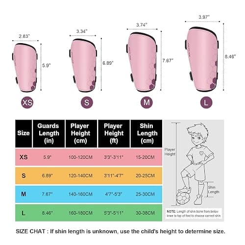 Soccer Shin Guards for Kids Youth Toddler, Shin Defender Shin Guards and Long Soccer Socks for Adults Boys Girls, Shin Pads & Sleeves Equipment - Football Gear for 3 5 4-6 7-9 10-12 Years Old Children thumbnail 2