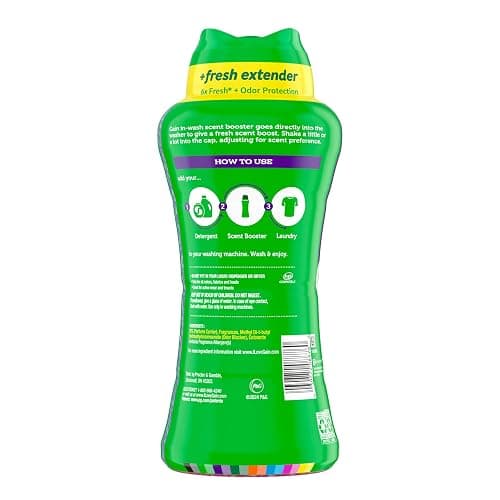 Gain In-Wash Laundry Scent Booster, Moonlight Breeze Scent, 24.0 OZ, Fresh Extender + Odor Protection thumbnail 10