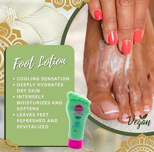 Foot Soak, Scrub & Lotion Set – Foot Care Gift Set for Dry, Tired Feet | Exfoliating Foot Spa Kit for Feet Soak, Scrub & Pedicure Treatment | Home Spa Pamper Set for Women & Men – Mint thumbnail 5