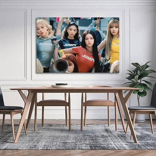 JIANGDANPPBEM Blackpink Poster DecoMotif Poster Dekorieren Sie Ihren Raum, definieren Sie Ihren Stil, 30 x 45 cm, ungerahmt, 6 thumbnail 4