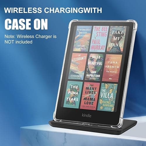 CoBak Clear Case for All-New Kindle Paperwhite 12th Gen 2024 (7") & Kindle Colorsoft Signature Edition (7") - Lightweight, Scratch-Proof Silicone Back Cover, Clear thumbnail 5