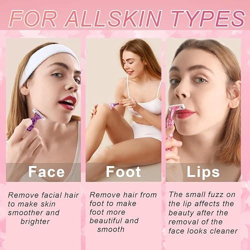 1PC 114ML Hair Identifier Spray for Face Shaving Dermaplaning Tool Skin Body Dermaplaning Peach Fuzz Remover Spray for Women, Face Shaver Hair Removal Kit Excess Hair Dermaplane Razor thumbnail 5